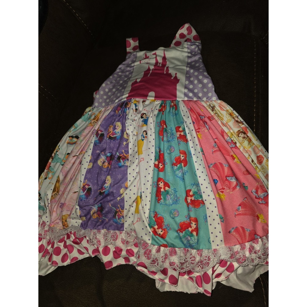 Disney princess boutique dress castle belle frozen snow white jasmine size 6 7